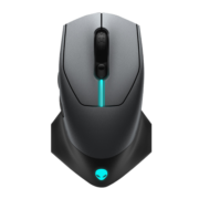 外星人（alienware）AW610M无线游戏鼠标双模充电电竞鼠标人体工学机械宏无限rgb高端外设 黑色 16000DPI