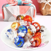 Lindt 瑞士莲 软心巧克力Lindor牛奶喜糖夹心球形婚礼零食500g