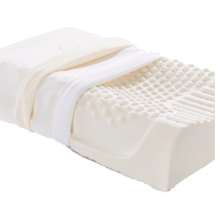 麦普 泰国天然乳胶枕头护颈枕芯老人学生释压枕单只装枕头93%含量 狼牙枕 40*60cm129元