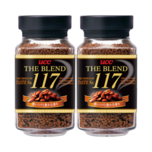 悠诗诗（UCC）117冻干速溶咖啡黑咖啡粉90g 117速溶咖啡粉90g*2瓶