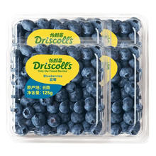 88VIP会员：DRISCOLL'S/怡颗莓 怡颗莓云南蓝莓新鲜水果酸甜口感125g*4盒中果75.05元