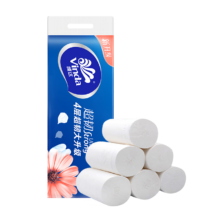 首购：维达（vinda）维达超韧卷纸无芯长卷纸家用厕纸卫生纸巾家庭实惠装 10卷一提