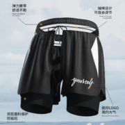 WARRIOR 回力 游泳裤男士专业防尴尬2023新款大码泡温泉沙滩裤游泳全套装备