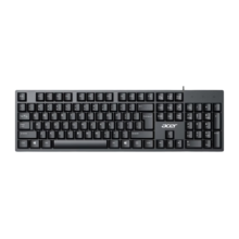 plus会员：宏碁(acer) 键盘 有线键盘 办公键盘 防泼溅 经典手感 K-212B