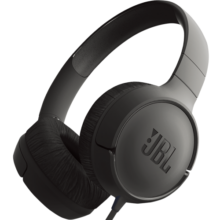 JBL TUNE 500 头戴式有线耳机耳麦 运动耳机+游戏耳机 暗夜黑