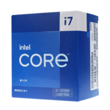 英特尔(Intel) i7-13700F 酷睿13代 处理器 16核24线程 睿频至高可达5.2Ghz 30M三级缓存 台式机CPU