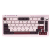KZZI 珂芝 K75 Lite 三模无线键盘 82键 弥豆紫 风雨轴 RGB