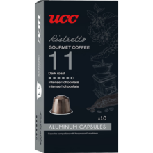 悠诗诗（UCC）咖啡品鉴师系列胶囊咖啡11号 芮斯崔朵适配Nespresso机型  10粒装