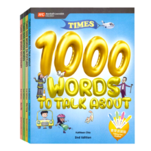 麦芽点读书 Times 4000 Words（全4册）幼儿英语启蒙单词书原版4000词发声书 小达人小考拉点读笔配套图书