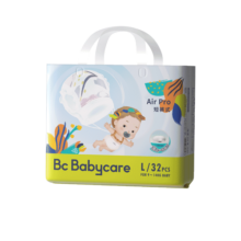 babycareAir Pro超薄透气拉拉裤婴儿尿不湿透气箱装L38片*4包(9-14kg)