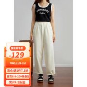 DUSHU 独束 简约束脚休闲直筒裤 慵懒感百搭裤子