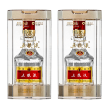 微信小程序、plus会员：WULIANGYE 五粮液 第八代五粮液52度浓香型白酒  50mL *2瓶+凑单品