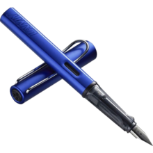 凌美(LAMY)钢笔 AL-star恒星系列 宝石蓝 办公学生文具签字笔 单只装 德国进口 F0.7mm送礼礼物