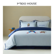 MIDO HOUSE 铭都家居 铭都&蜡笔小新全棉纯棉床品套件-动感超人 床单款
