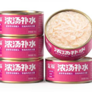 宽福 鸡胸肉丝猫罐头  85g*5罐