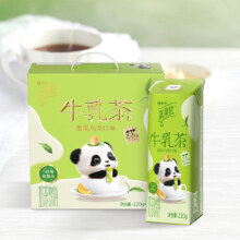 蒙牛真果粒牛乳茶 蜜瓜乌龙口味奶茶220g×10包