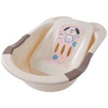 日康（rikang） 浴盆 婴儿洗澡盆婴儿浴盆 加大加厚带浴床适用0-6岁 米色 362679元 (月销2000+)