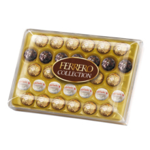 费列罗（FERRERO）臻品威化巧克力制品 婚庆喜糖女神节礼物 32粒礼盒装364.3g