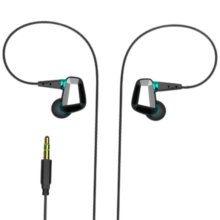 【数码优选】阿思翠GX40入耳式有线发烧HIFI耳机 GX40海王星蓝（不可换线）