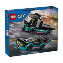 LEGO 乐高 新品 积木男孩城市60406赛车与汽车运输车儿童玩具6岁以上