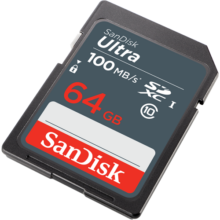 闪迪（SanDisk）64GB SD内存卡 至尊高速版读速100MB/s 数码相机 摄像机存储卡 支持高清视频