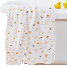 88VIP会员：全棉时代 纱布婴儿浴巾宝宝新生儿童浴巾纯棉吸水洗澡包被盖毯裹巾