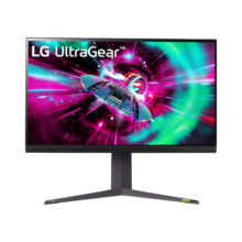 LG 显示器32GR93U 31.5英寸4K 144Hz HDMI2.1 HDR400超清游戏电竞显示屏 Fast IPS 1ms响应 高清电脑显示屏幕
