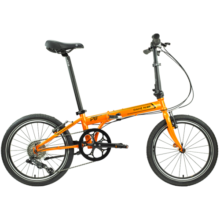 大行（DAHON）折叠自行车 20英寸8级变速经典P8男女式便携单车KBC083 红色