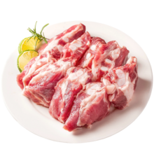 龙大肉食 黑猪软骨800g 蓬莱生态黑猪肉生鲜 猪脆骨烧烤猪脆骨生鲜