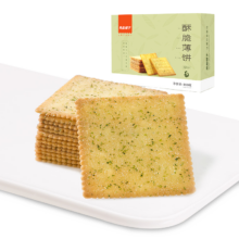 plus会员：良品铺子酥脆薄饼海苔味300g*13件