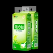 京东百亿补贴:心相印挂式抽纸巾大包悬挂 2提共640抽