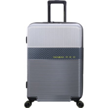 新秀丽（Samsonite）行李箱拉杆箱可扩展时尚商务密码登机箱子旅行箱学生男女/GN0 银色|可扩展 20英寸|净重2.85kg-可登机