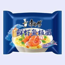 PLUS：康师傅 鲜虾鱼板面 独立袋装*5件
