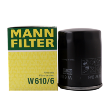 曼牌（MANNFILTER）机油滤清器机滤机油滤芯W610/6思域雅阁缤智飞度CRV思铂睿冠道