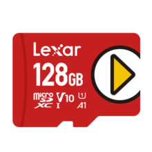 雷克沙（Lexar）128GB TF（MicroSD）存储卡U1 V10 A1 读160MB/s 手机平板监控适用 switch内存卡（PLAY）