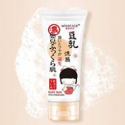 屈臣氏有售，Miss face 豆乳洗面奶 100g*2支