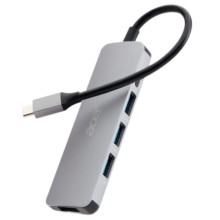 宏碁（acer） Type-C扩展坞USB-C转HDMI转接头3.0分线器适用苹果MacBook电脑转换器4K投屏PD充电拓展坞五合一