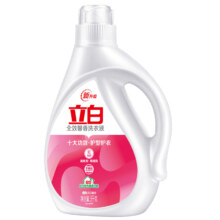 京东PLUS：立白全效馨香洗衣液 手洗机洗 持久留香 花香护衣洁净去味 3kg瓶装