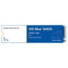 西部数据（WD）固态硬盘m.2 nvme高速游戏硬盘SSD 笔记本 电脑台式 PS5 系统升级 装机扩容 西数sn770/sn580/850x SN570蓝盘系列(PCIe3.0接口) 1TB