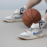 NIKE 耐克 男鞋AIR JORDAN LEGACY AJ312 灰白蓝复古篮球鞋HF0746-041
