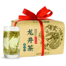 西湖牌 茶叶绿茶 明前特级龙井茶传统纸包 春茶200g