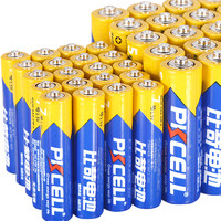 PKCELL 比苛 R6P 5号+ 7号碳性电池 40粒装