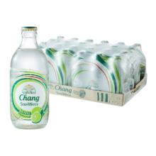 PLUS会员: 泰象 泰国进口Chang青柠味无糖苏打水 325ml*24瓶