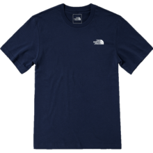 北面（The North Face）短袖T恤男圆领舒适透气户外运动|5JWV/7WCJ/89QV 5JWV蓝色/RG1【70%棉】 L 175/100A