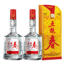 春焕新：五粮春 经典浓香型白酒 2瓶装 45度 250mL 2瓶