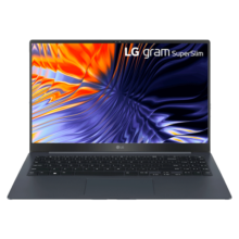 LG gram SuperSlim 2023款15.6英寸OLED屏 薄约10.9mm高端笔记本电脑 13代酷睿i5 16G 512G标配版 双雷电4|轻至0.99kg|蓝色