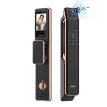 海尔（Haier）智能门锁指纹锁防盗门智能锁 带可视猫眼摄像头指纹密码锁电子锁门锁智能HFA-20V-U1免费上门安装