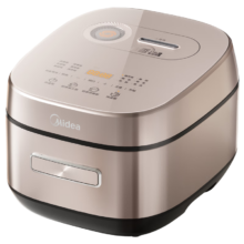 预售、PLUS会员：Midea 美的 赤炎稻香 MB-HS453S 0涂层电饭煲 4升