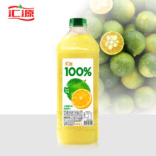 限地区、plus会员：汇源100%阳光柠檬混合果汁2000ml*1瓶尝鲜装大桶装2L实惠卡曼橘