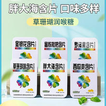 Dr.Ruibs 睿博士 铁盒包装胖大海含片嗓子薄荷糖1盒16粒 6个口味 各一盒 32g 6盒